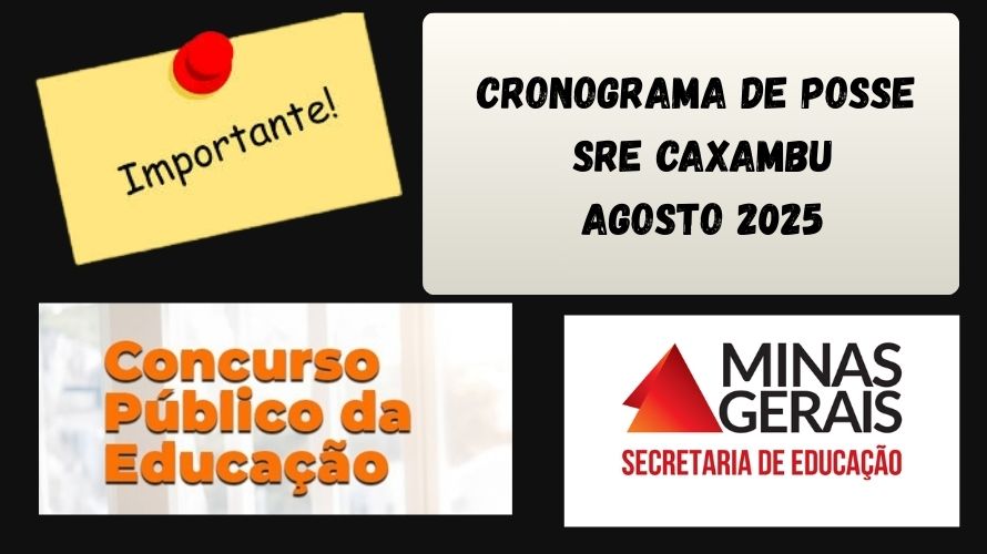 CRONOGRAMA PARA COMPARECIMENTO DE CANDIDATOS APROVADOS NO CONCURSO – Edital SEE Nº 03/2025